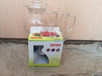 SIMAX-VARNÉ SKLO #KONVICE 1,5l #DŽBÁNEK 0,5l