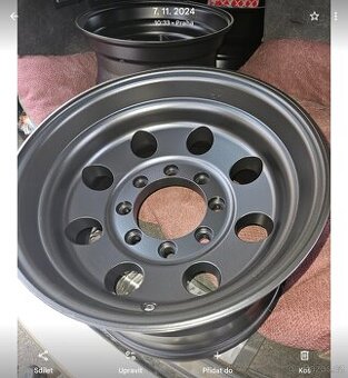 Alu ráfky 8x165.1 R16,5 nepoužité