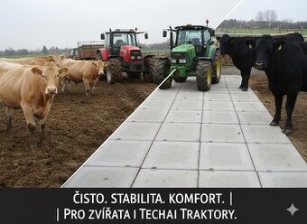 Panely peníze šetří silniční tloušťka cca 20cm