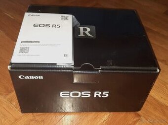 Prodám bezzrcadlovku Canon EOS R5 - v pěkném málo používaném