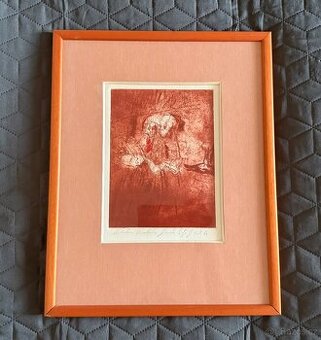 Starý obraz. Dílo autora Jaroslav Šerých.