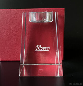 Moser Křišťálový svícen 10 cm, dárkové balení