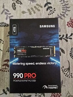 Samsung 990 PRO 4TB – Nový, nerozbalený, záruka