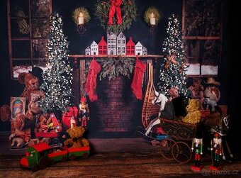 Vánoční fotopozadí