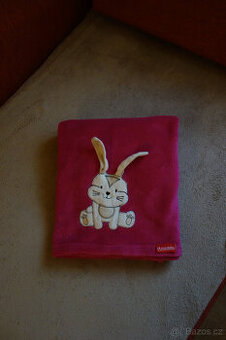Dětská deka_zajíček