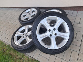 alu kola original Peugeot 18" 4x108 + pneu 235/45/18