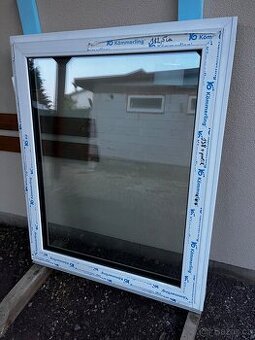 Bílé PVC okno 1125 x 1380 mm
