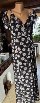 Společenské dlouhé zavinovací šaty