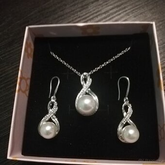 Sada Perla s kamínky zirconu