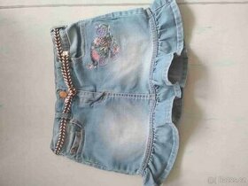 Riflová sukýnky vel. 140 z C&A