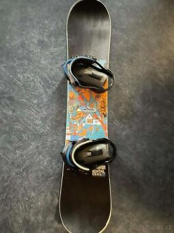 snowboard Salomon 130cm set po servisu