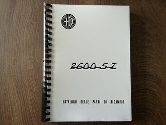 Katalog dílů Alfa Romeo 2600 SZ