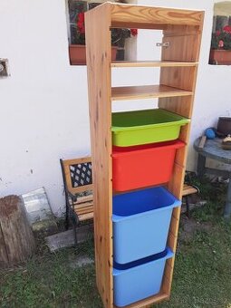 Ikea úložná sestava Trofast borovice 176 cm.