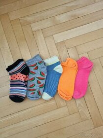 5x dívčí ponožky, vel 31 - 34