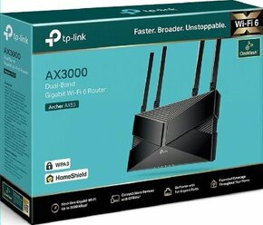 NOVÝ WiFi 6 router TP-LINK Archer AX53 V2.0 AX3000 +