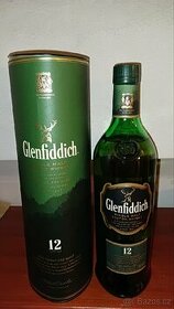 Glenfiddich 12let 1l (plechová tuba)