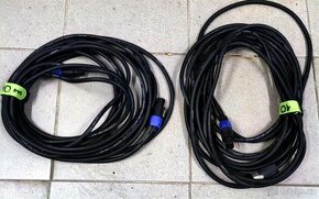 2x 10 m repro kabel CORDIAL SPEAKON 2 x 4 mm.