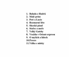 Čtenářský deník 3. ročník
