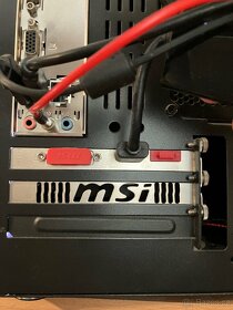 Herní stolní PC Micro ATX case + 22" LCD, klávesnice, myš