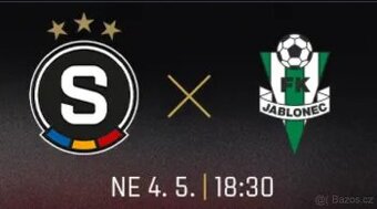 Vstupenky AC Sparta - FK Jablonec