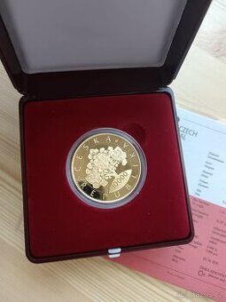 Zlatá mince ČNB 10.000kč 2018 /Vznik Československa 31,1g Ry