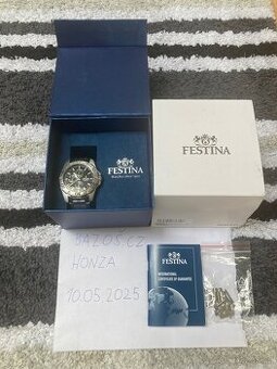 Hodinky Festina 20445/3 Panske Stribrne
