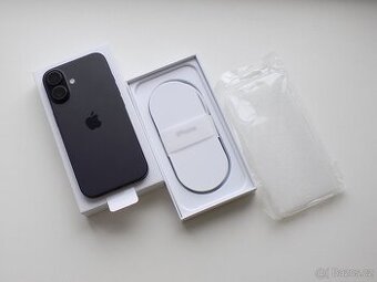 APPLE iPhone 16 128GB Black - ZÁRUKA 12 MĚSÍCŮ - NEPOUŽITÝ