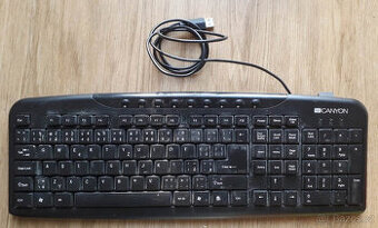 Klávesnice CANYON CNE--CKEY2-CZ - USB,