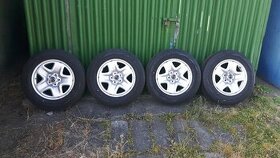 Mazda - ORIGINÁL ocelová kola, letní pneu, krytky