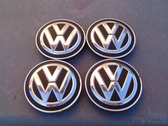 4 X STŘEDOVÉ POKLIČKY ORIGINÁL VW...TOP
