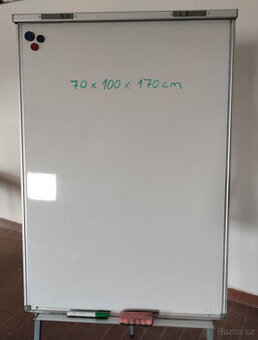 Flipchart – magnetická popisovací tabule 70×100x170 cm