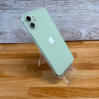 iPhone 12 64GB, zelený, 100% baterie (rok záruka)