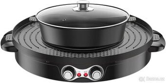Grilovací pánev Double Pot Grill 44 cm/2200W - nepoužité