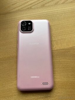 mobil Aligator S5550 Duo růžovo-zlatý