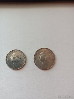 Prodám dvě stříbrné mince J.V.Stalin z r. 1949