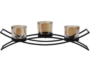 svícen + čajové svíčky - 1