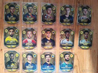 Fotbalové kartičky Match Attax 2025/26 Chrome Award Winners