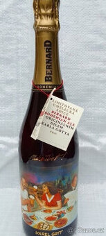 Láhev Bernard, limitovaná art edice, Karel Gott