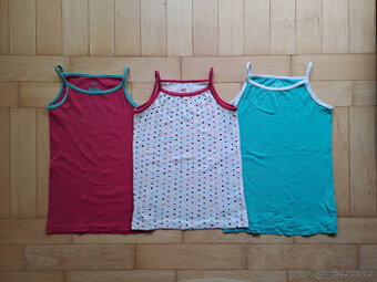 Košilky / tílka, zn. Lupilu, vel.110/ 116