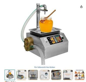 Plnička medu / oleje / viskózních kapalin/tekutin