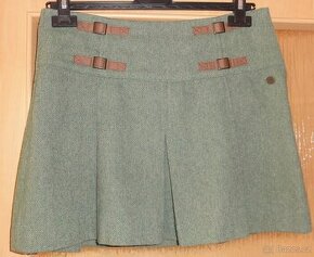 Vlněná zelená sukně Timeout vel.36