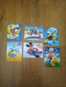 Staré samolepky Disney