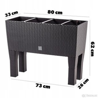 Květináče z Kauflandu 80cm