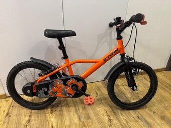 Dětské kolo BTWIN ROBOT 16” - Přední/zadní světlo, stojánek