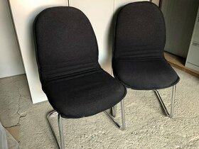 Křeslo / židle s kovovou konstrukcí (4 ks)