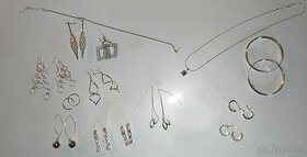 Stříbrné šperky (nové zboží) cena za gram 40-90kč