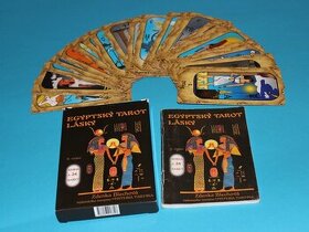 Egyptský tarot lásky kniha + 24 karet