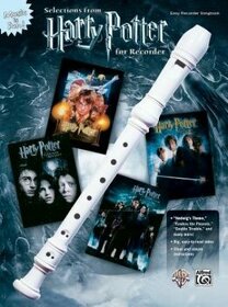 Noty pro zobcovou flétnu, hudba z filmů o Harrym Potterovi