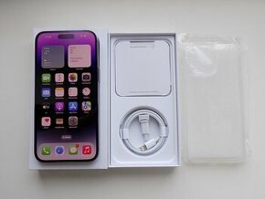 APPLE iPhone 14 Pro MAX 128GB Deep Purple - ZÁRUKA -TOP STAV
