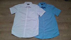 NOVÁ - Pánská košile - 2x, zn. C&A, vel. M (39/40) - 1